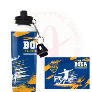 Botella deportiva - Boca te llevo en el alma