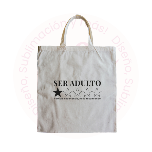 Tote bag - Ser adulto