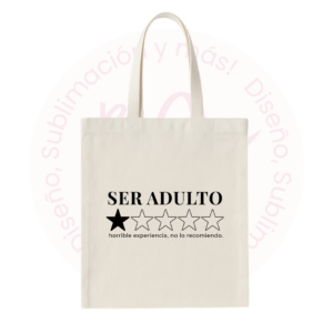 Tote bag - Ser adulto