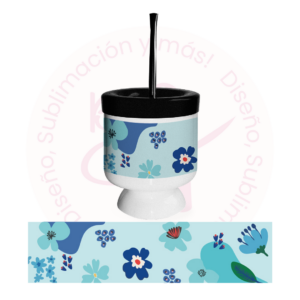 Mate - Flores Azul