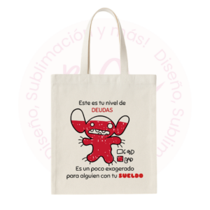 Tote bag - Tu nivel de deudas