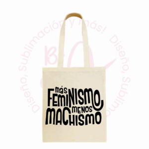 Tote bag - Feminismo color negro