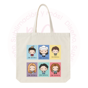 Tote bag - Friends personajes