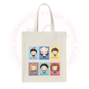 Tote bag - Friends personajes