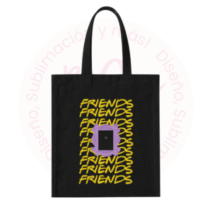 Tote Bag Negra - Friends Friends