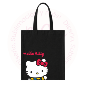 Tote Bag Negra - Kitty