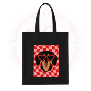 Tote bag negra - Salchi Cuadros