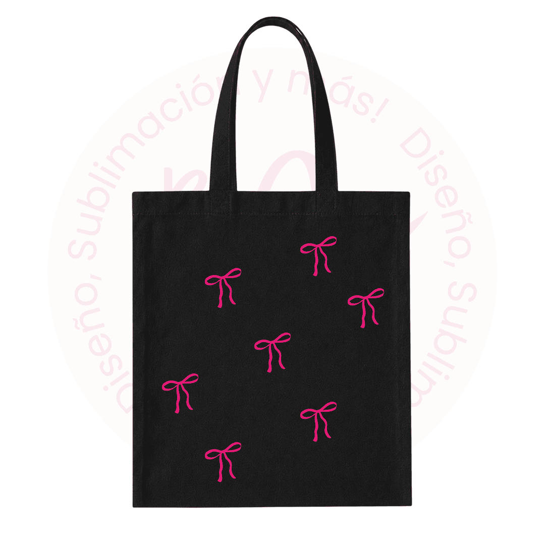 Tote Bag Negra - Lacitos 🎀